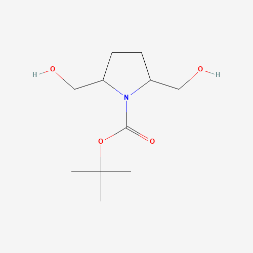 885277-59-8 tert-butyl 2,5-bis(hydroxymethyl)pyrrolidine-1-carboxylate chemical structure
