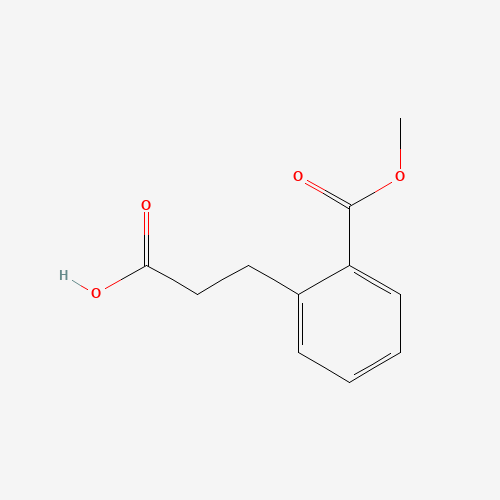 81329-74-0 3-(2-methoxycarbonylphenyl)propanoic acid chemical structure