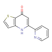 385784-34-9 5-pyridin-2-yl-4H-thieno[3,2-b]pyridin-7-one chemical structure