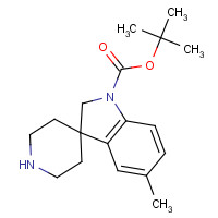878376-82-0 tert-butyl 5-methylspiro[2H-indole-3,4'-piperidine]-1-carboxylate chemical structure