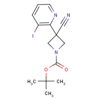 1360451-25-7 tert-butyl 3-cyano-3-(3-iodopyridin-2-yl)azetidine-1-carboxylate chemical structure