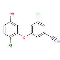 920036-12-0 3-chloro-5-(2-chloro-5-hydroxyphenoxy)benzonitrile chemical structure