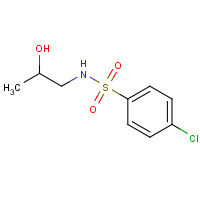 74668-38-5 4-chloro-N-(2-hydroxypropyl)benzenesulfonamide chemical structure