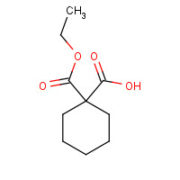 54379-17-8 1-ethoxycarbonylcyclohexane-1-carboxylic acid chemical structure