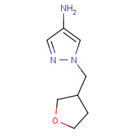 1171662-77-3 1-(oxolan-3-ylmethyl)pyrazol-4-amine chemical structure