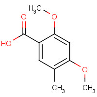 50625-55-3 2,4-dimethoxy-5-methylbenzoic acid chemical structure