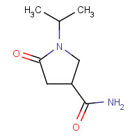 90152-93-5 5-oxo-1-propan-2-ylpyrrolidine-3-carboxamide chemical structure