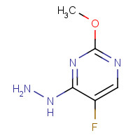 166524-64-7 (5-fluoro-2-methoxypyrimidin-4-yl)hydrazine chemical structure