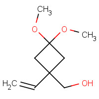 1504391-41-6 (1-ethenyl-3,3-dimethoxycyclobutyl)methanol chemical structure