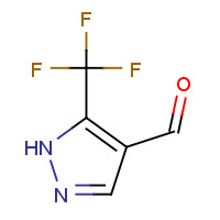 1001020-14-9 5-(trifluoromethyl)-1H-pyrazole-4-carbaldehyde chemical structure