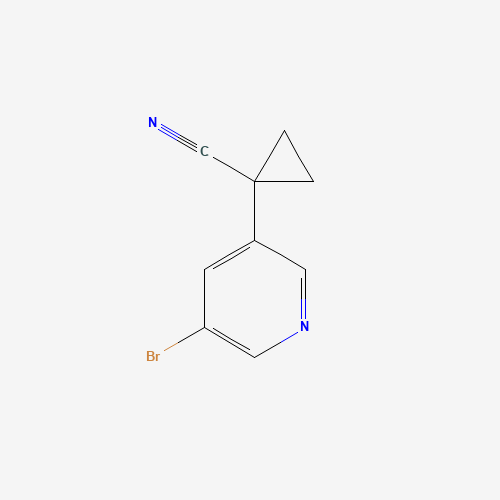 1272357-22-8 1-(5-bromopyridin-3-yl)cyclopropane-1-carbonitrile chemical structure