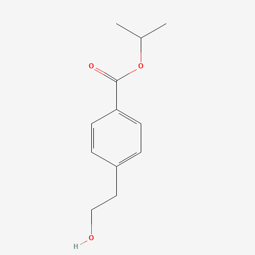 924623-21-2 propan-2-yl 4-(2-hydroxyethyl)benzoate chemical structure