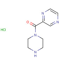 1185312-60-0 piperazin-1-yl(pyrazin-2-yl)methanone;hydrochloride chemical structure