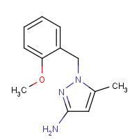 1035189-23-1 1-[(2-methoxyphenyl)methyl]-5-methylpyrazol-3-amine chemical structure