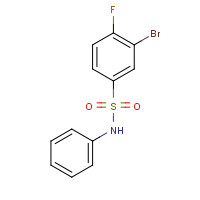 1446237-35-9 3-bromo-4-fluoro-N-phenylbenzenesulfonamide chemical structure