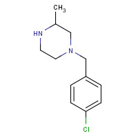 685535-97-1 1-[(4-chlorophenyl)methyl]-3-methylpiperazine chemical structure