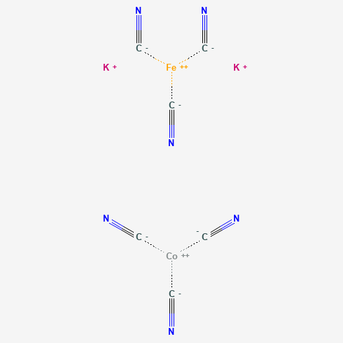12549-23-4 dipotassium;cobalt(2+);iron(2+);hexacyanide chemical structure