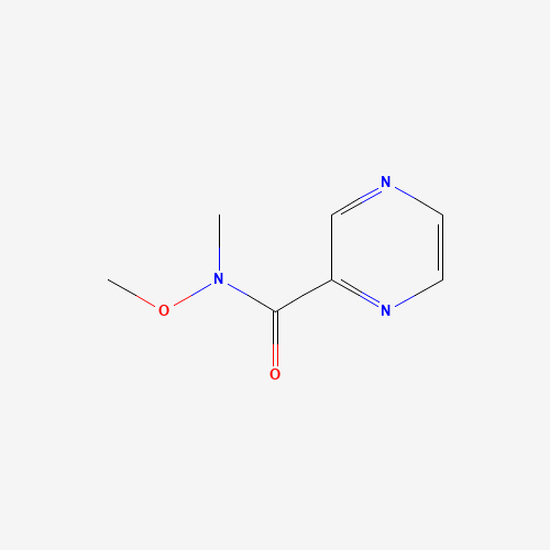 317335-26-5 N-methoxy-N-methylpyrazine-2-carboxamide chemical structure
