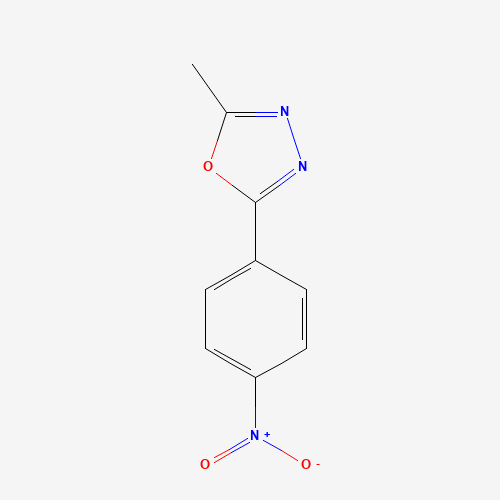 22815-99-2 2-methyl-5-(4-nitrophenyl)-1,3,4-oxadiazole chemical structure