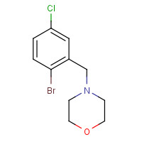 685535-58-4 4-[(2-bromo-5-chlorophenyl)methyl]morpholine chemical structure