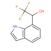 1263280-39-2 2,2,2-trifluoro-1-(1H-indol-7-yl)ethanol chemical structure