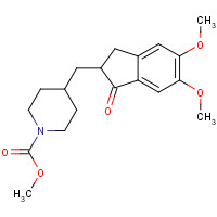 192701-59-0 methyl 4-[(5,6-dimethoxy-3-oxo-1,2-dihydroinden-2-yl)methyl]piperidine-1-carboxylate chemical structure