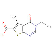 441718-51-0 3-ethyl-5-methyl-4-oxothieno[2,3-d]pyrimidine-6-carboxylic acid chemical structure