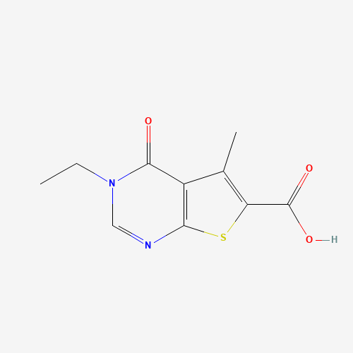 441718-51-0 3-ethyl-5-methyl-4-oxothieno[2,3-d]pyrimidine-6-carboxylic acid chemical structure