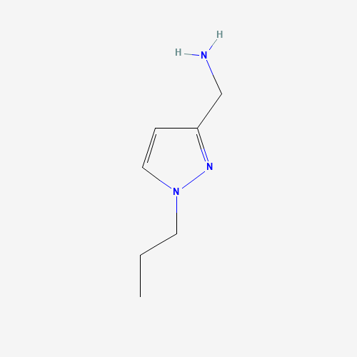 1006333-47-6 (1-propylpyrazol-3-yl)methanamine chemical structure
