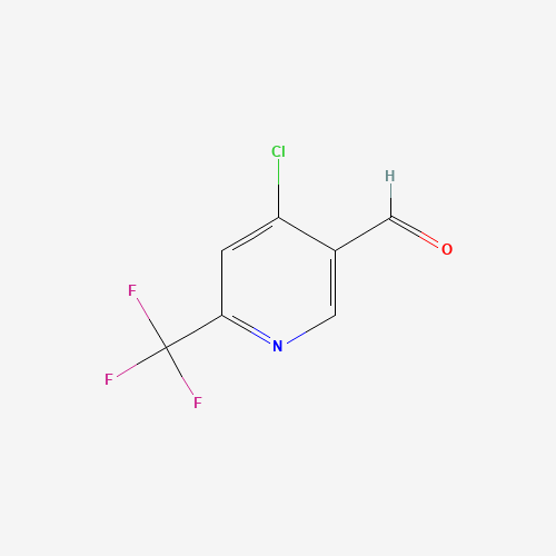 1060807-48-8 4-chloro-6-(trifluoromethyl)pyridine-3-carbaldehyde chemical structure
