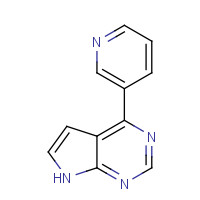 1168106-55-5 4-pyridin-3-yl-7H-pyrrolo[2,3-d]pyrimidine chemical structure