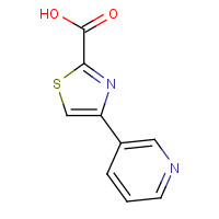 59020-46-1 4-pyridin-3-yl-1,3-thiazole-2-carboxylic acid chemical structure