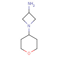 1257046-00-6 1-(oxan-4-yl)azetidin-3-amine chemical structure