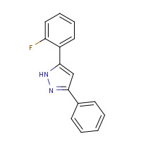 763133-49-9 5-(2-fluorophenyl)-3-phenyl-1H-pyrazole chemical structure