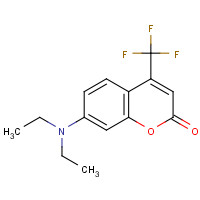 41934-47-8 7-(diethylamino)-4-(trifluoromethyl)chromen-2-one chemical structure