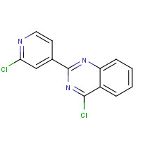 861418-44-2 4-chloro-2-(2-chloropyridin-4-yl)quinazoline chemical structure