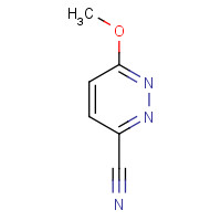 72082-10-1 6-methoxypyridazine-3-carbonitrile chemical structure