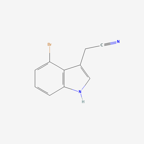 89245-35-2 2-(4-bromo-1H-indol-3-yl)acetonitrile chemical structure
