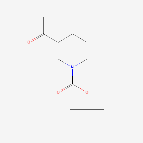 858643-92-2 tert-butyl 3-acetylpiperidine-1-carboxylate chemical structure