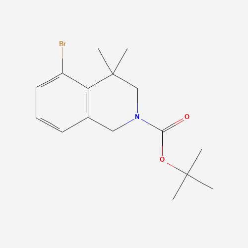 1203684-82-5 tert-butyl 5-bromo-4,4-dimethyl-1,3-dihydroisoquinoline-2-carboxylate chemical structure