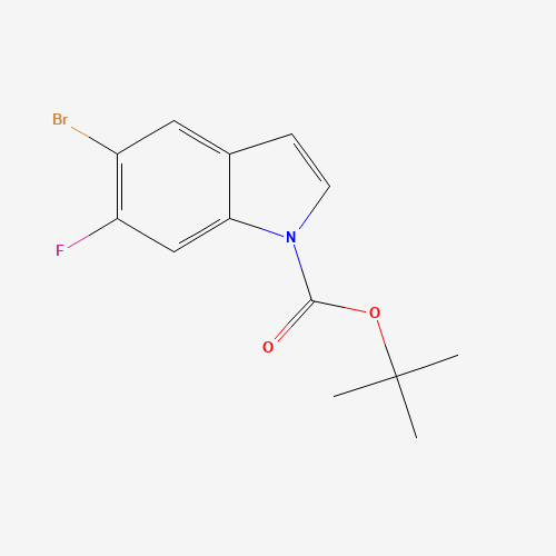 439226-53-6 tert-butyl 5-bromo-6-fluoroindole-1-carboxylate chemical structure