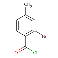53456-09-0 2-bromo-4-methylbenzoyl chloride chemical structure