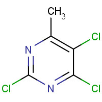 6554-69-4 2,4,5-trichloro-6-methylpyrimidine chemical structure