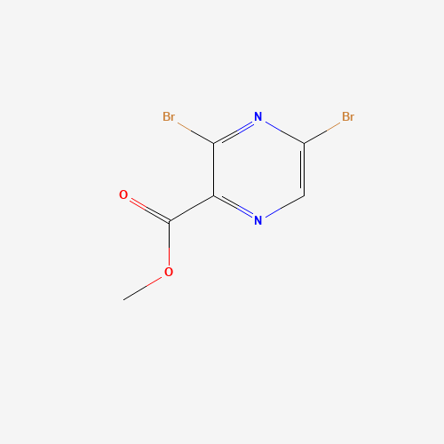 1035818-91-7 methyl 3,5-dibromopyrazine-2-carboxylate chemical structure