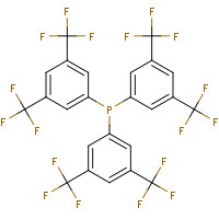 175136-62-6 tris[3,5-bis(trifluoromethyl)phenyl]phosphane chemical structure