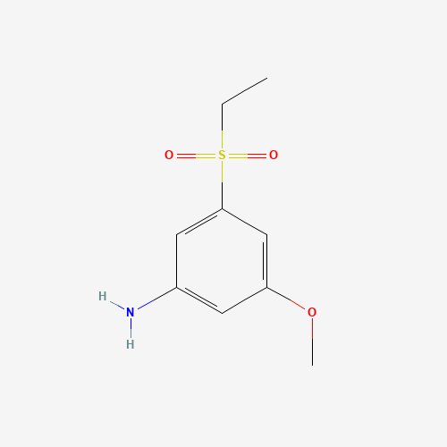 1335496-37-1 3-ethylsulfonyl-5-methoxyaniline chemical structure