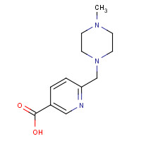 637354-27-9 6-[(4-methylpiperazin-1-yl)methyl]pyridine-3-carboxylic acid chemical structure