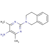 1093352-37-4 2-(3,4-dihydro-1H-isoquinolin-2-yl)-4,6-dimethylpyrimidin-5-amine chemical structure
