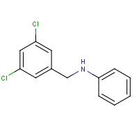1179716-45-0 N-[(3,5-dichlorophenyl)methyl]aniline chemical structure
