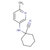 1240874-69-4 1-[(6-methylpyridin-3-yl)amino]cyclohexane-1-carbonitrile chemical structure